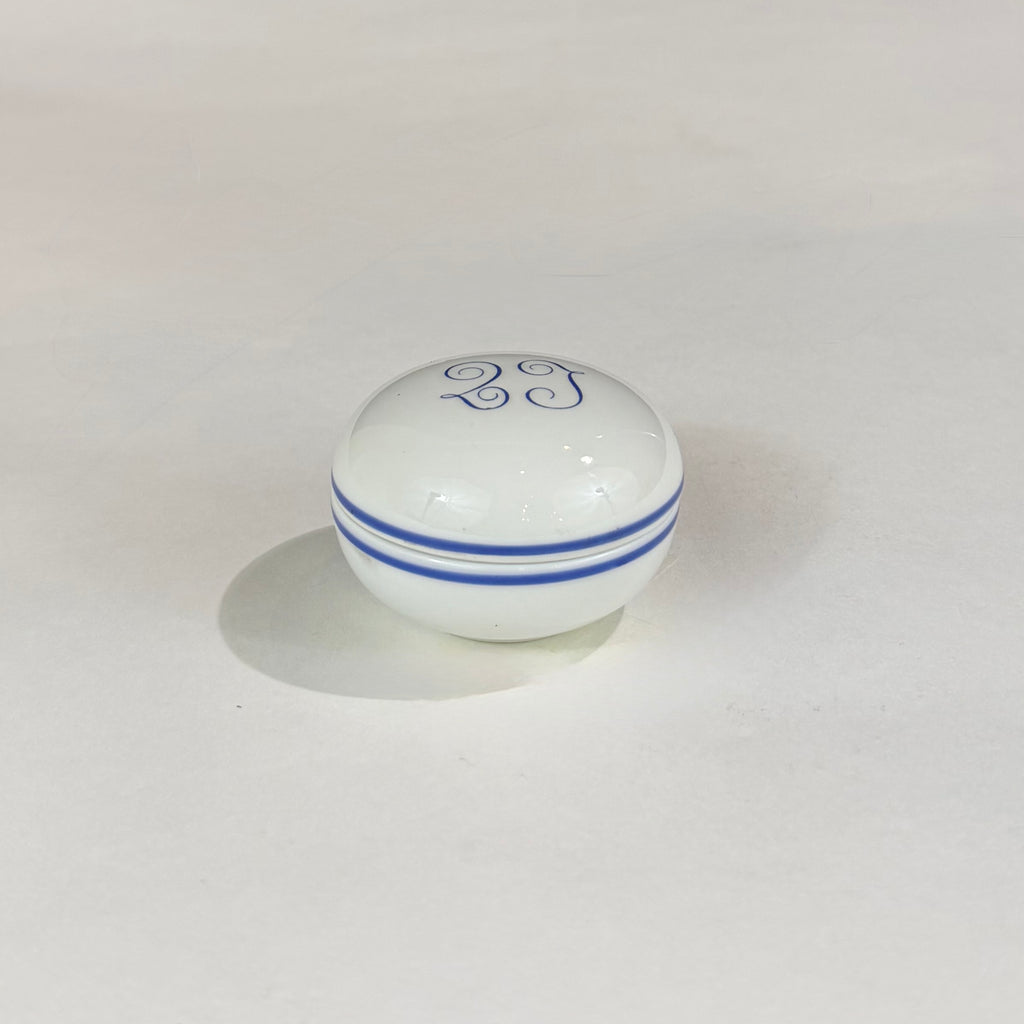 Richard Ginori Striped Porcelain Pill Box
