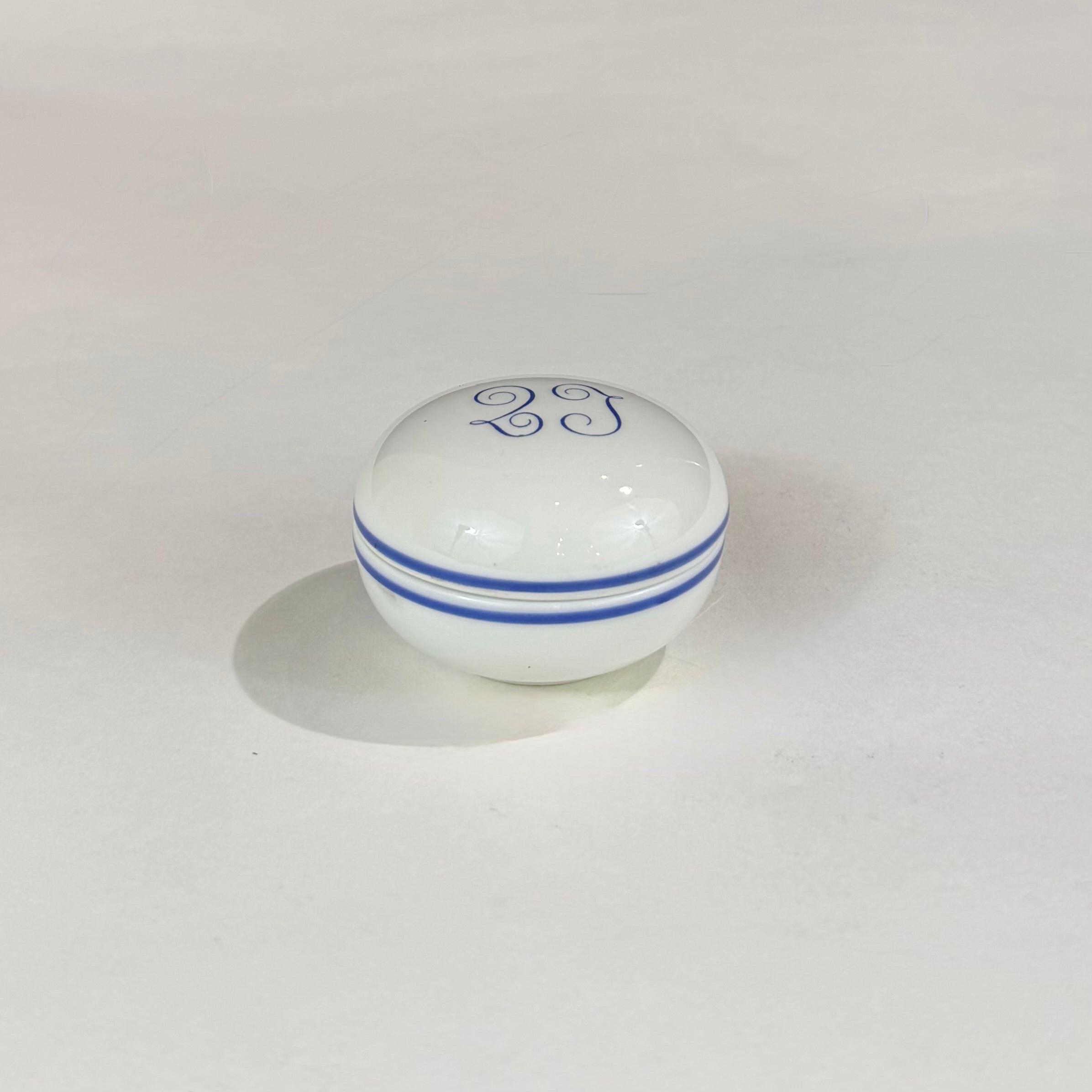 Richard Ginori Striped Porcelain Pill Box