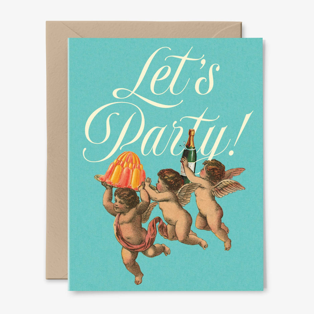 Let's Party  | Birthday Card | Vintage Art