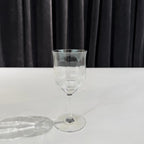 Baccarat "Capri Optic" Crystal Wine Glass