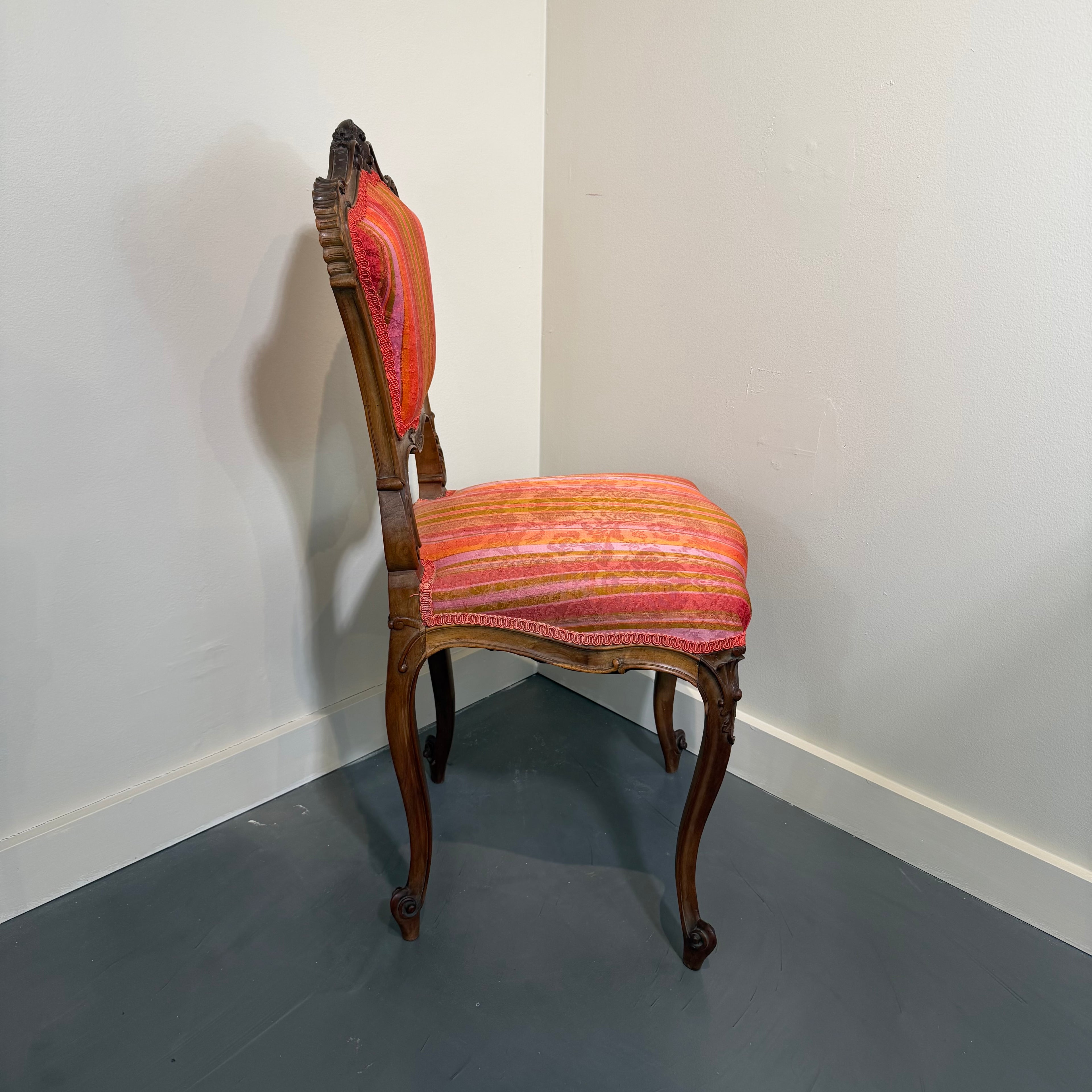 Reupholstered Louis XV Style Chairs (Pair)
