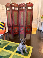 Wood and Brass Partition (Screen)