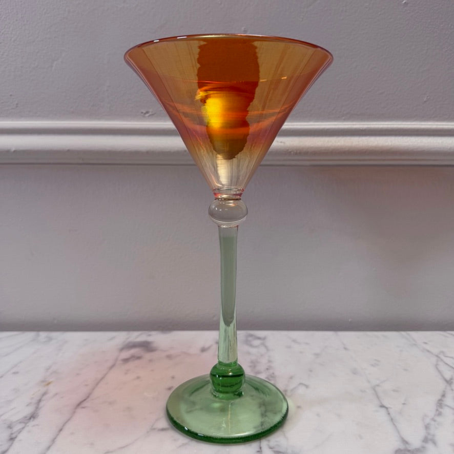 Strini Art Glass Martini Glass