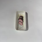 Italian Hand Painted Salami Dish