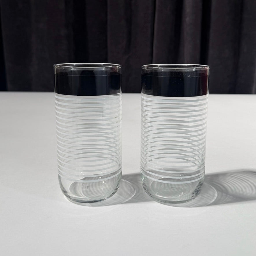 MD MCM B&W Glass pair
