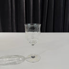 Baccarat "Capri Optic" Crystal Wine Glass