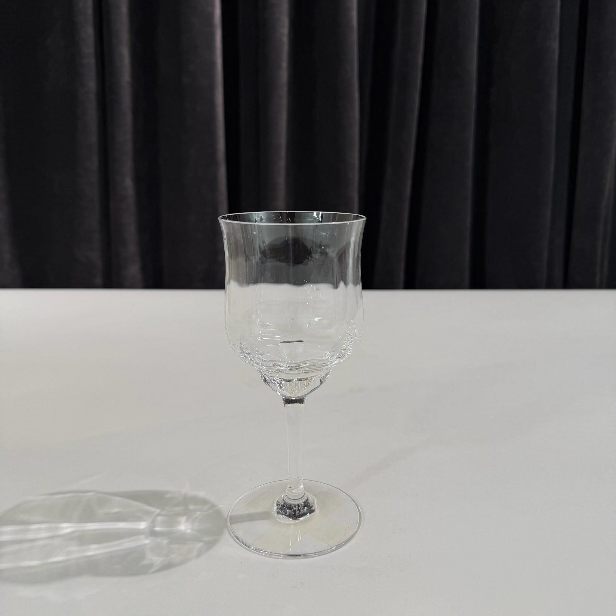 Baccarat "Capri Optic" Crystal Wine Glass