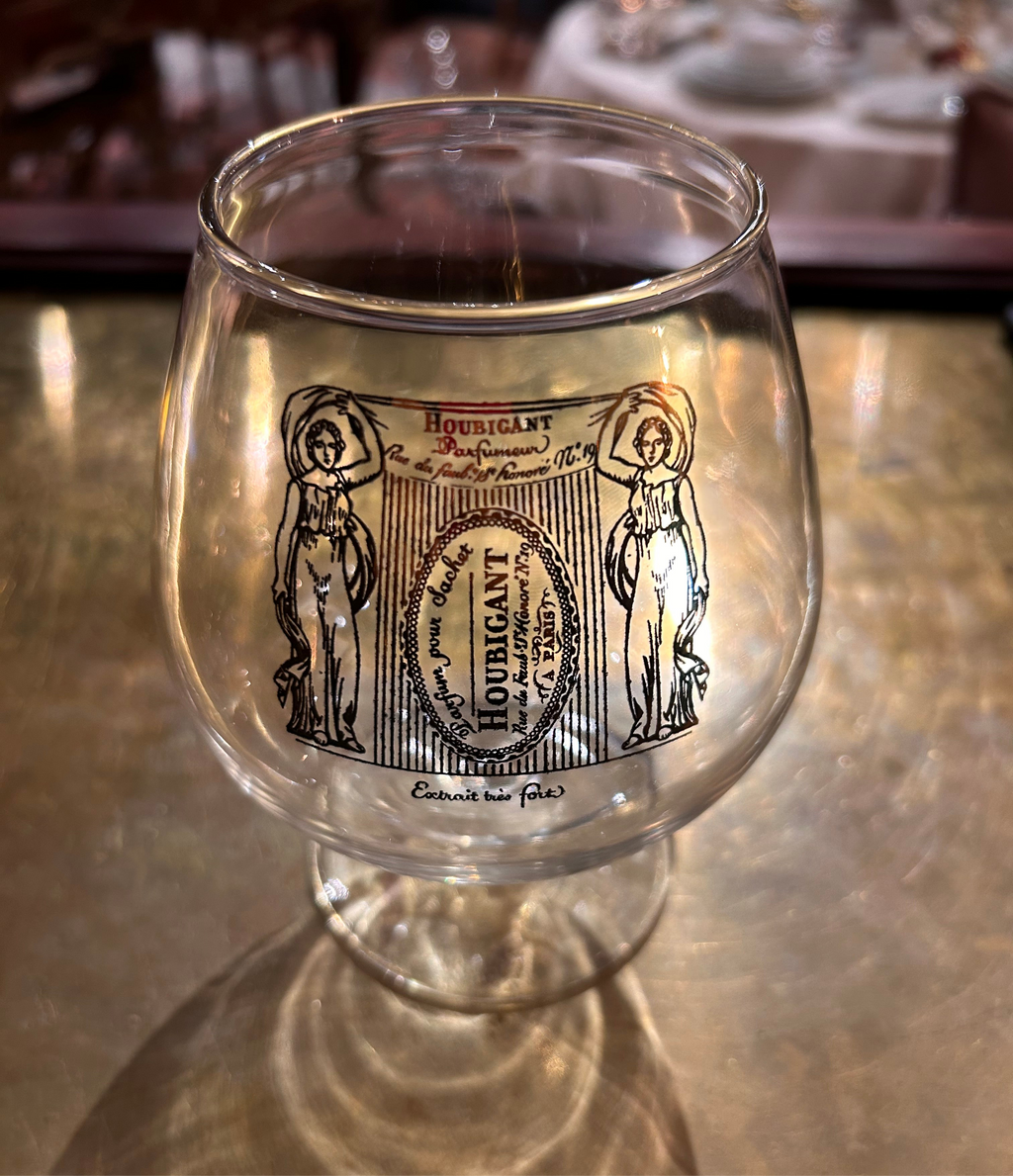 Vintage Houbigant Paris Brandy Cognac Snifter Glass