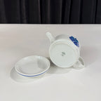 Richard Ginori "Fragoletta" Blue Strawberry Tea & Coffee Service