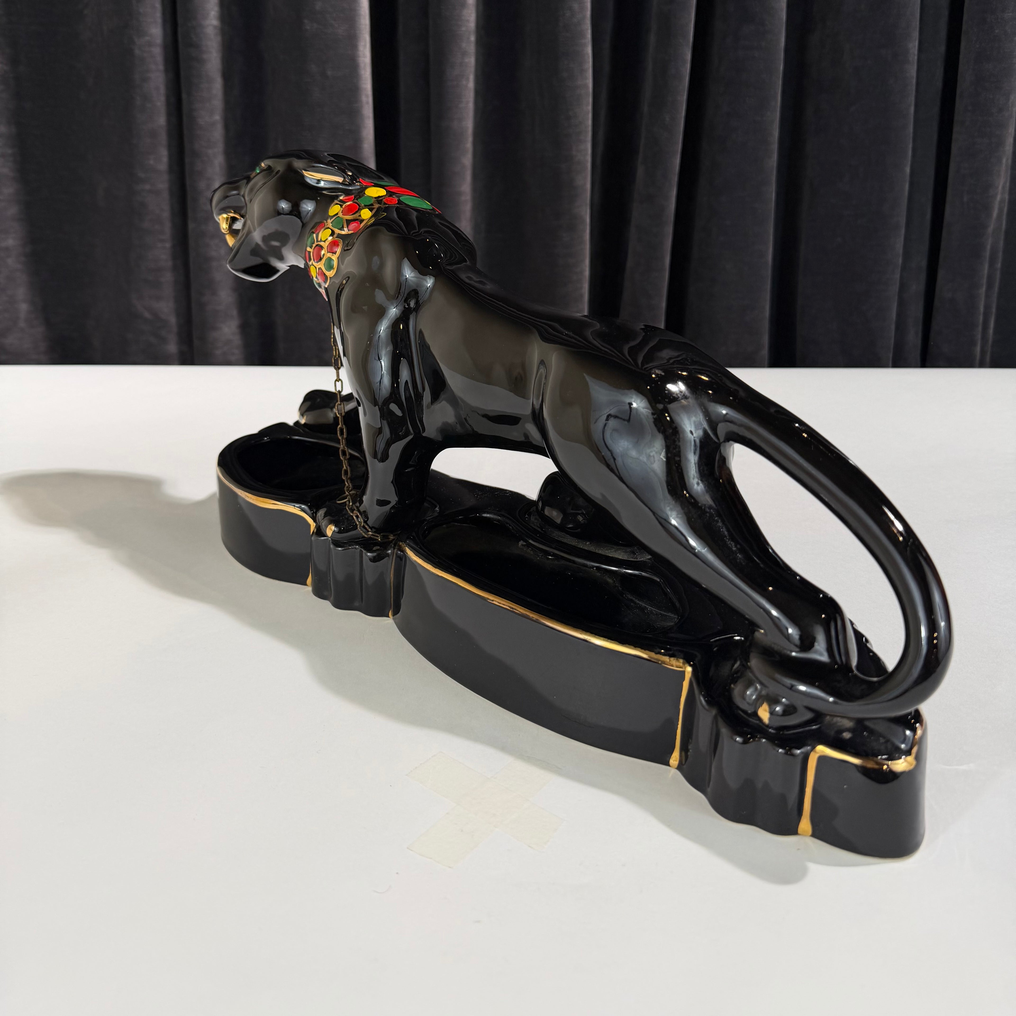 1950s Black Panther Candy Dish