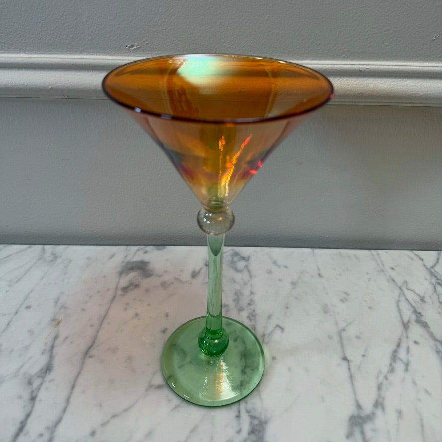 Strini Art Glass Martini Glass