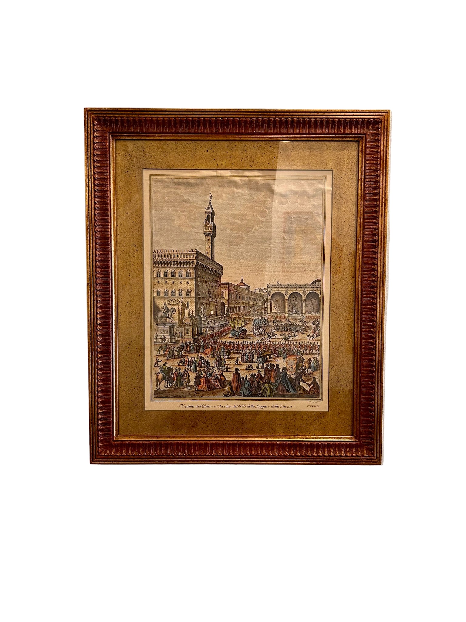 Piazza della Signoria Engraving