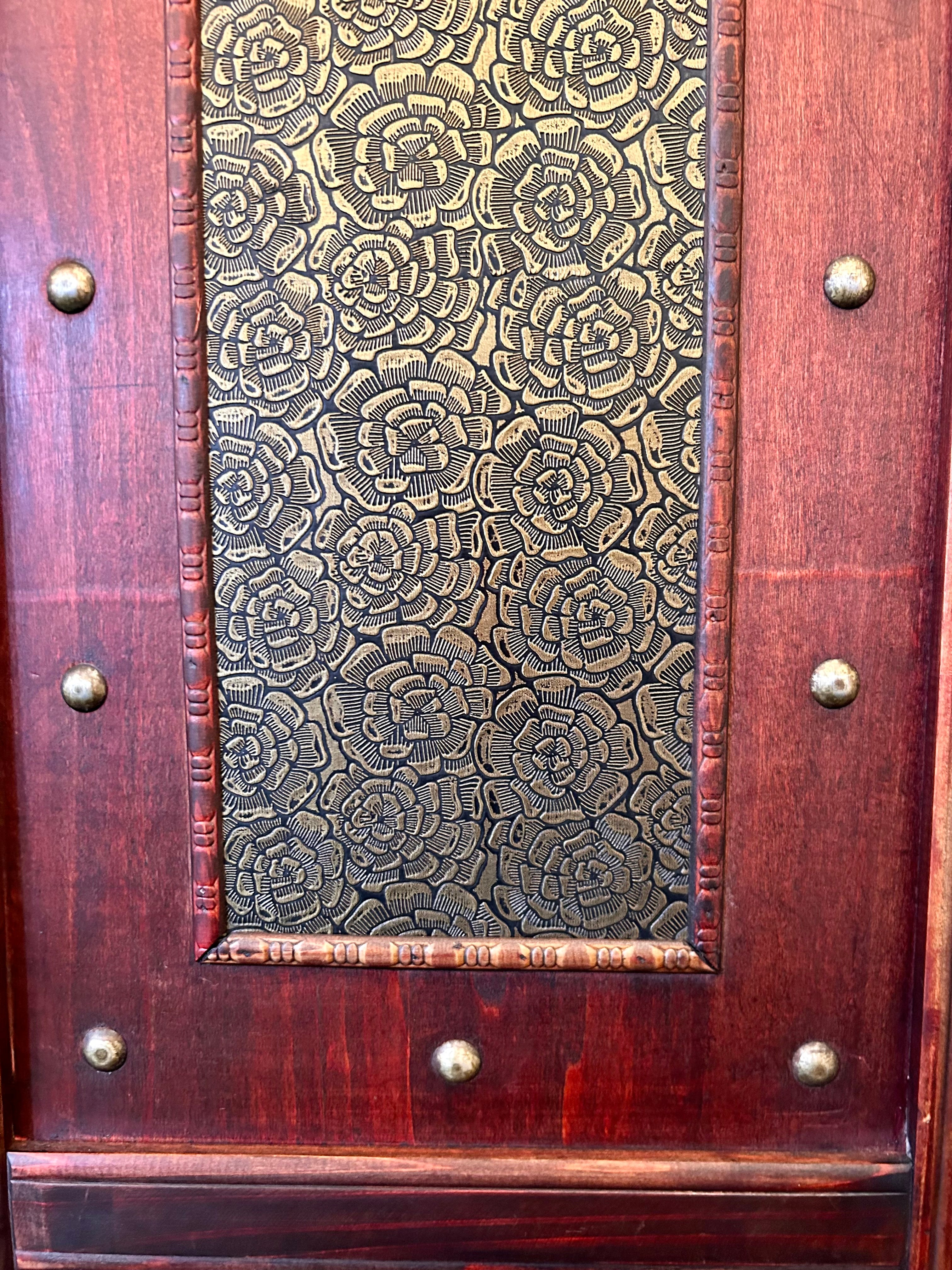 Wood and Brass Partition (Screen)