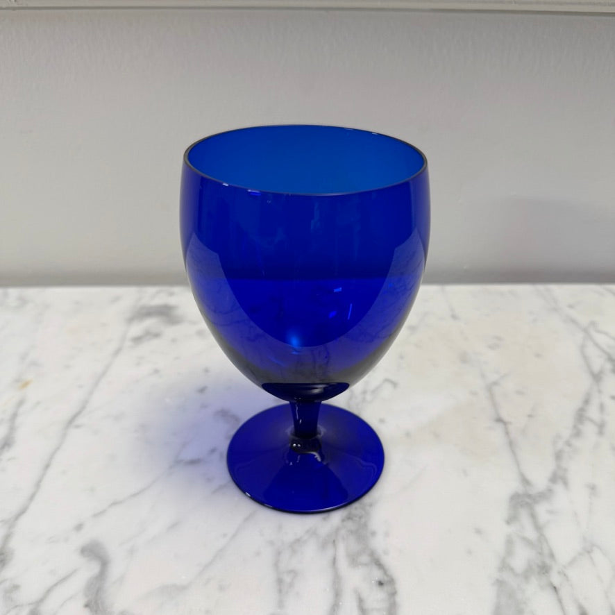 Cobalt Blue Goblet
