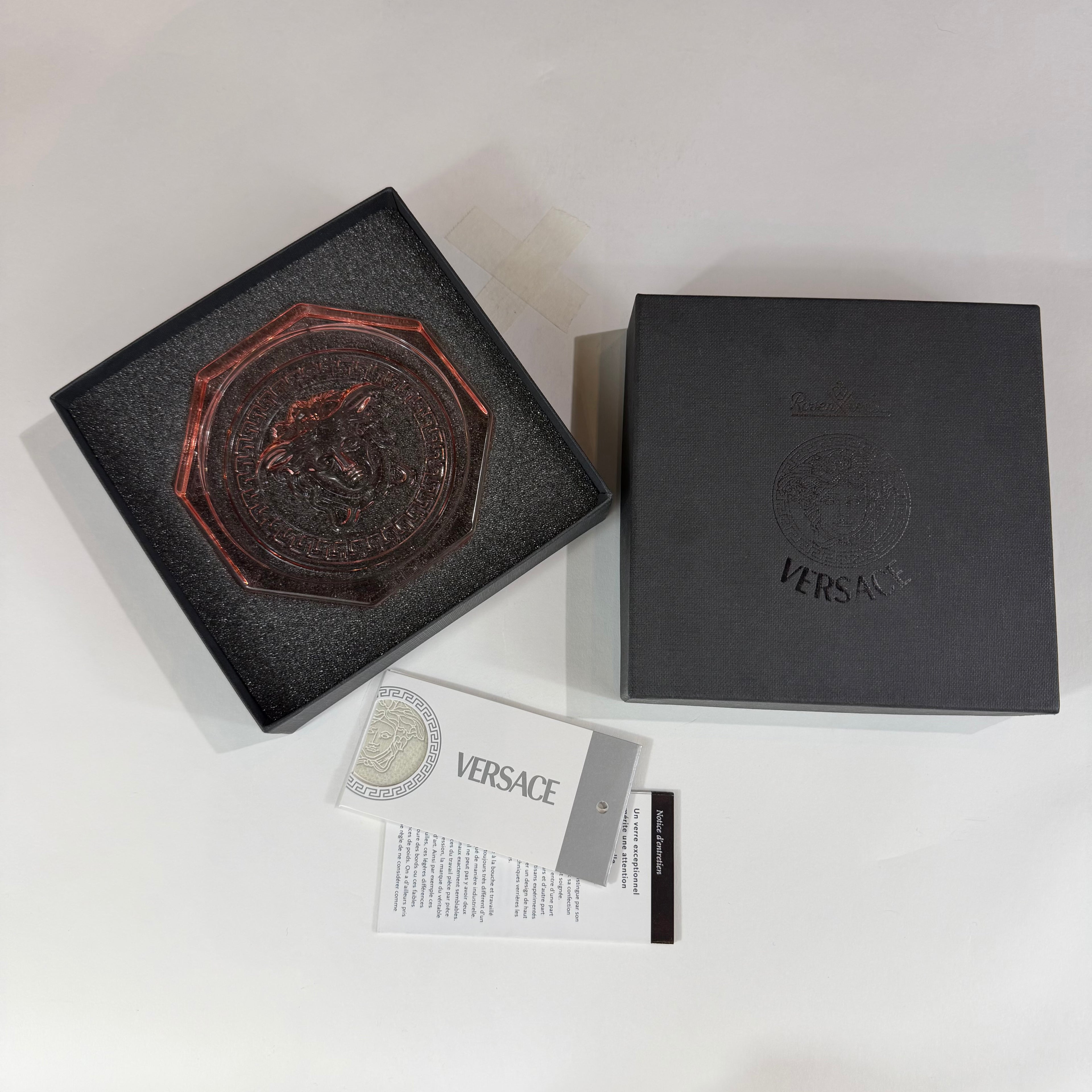Medusa Lumière Crystal Coaster by Versace x Rosenthal