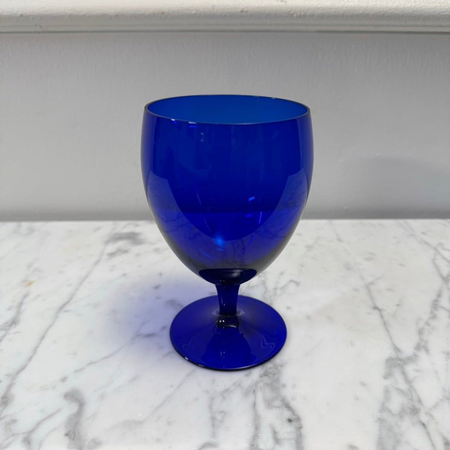 Cobalt Blue Goblet