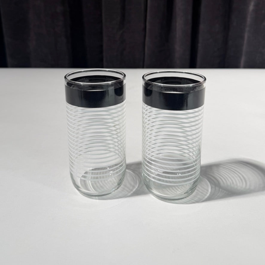 MD MCM B&W Glass pair