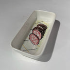 Italian Hand Painted Salami Dish