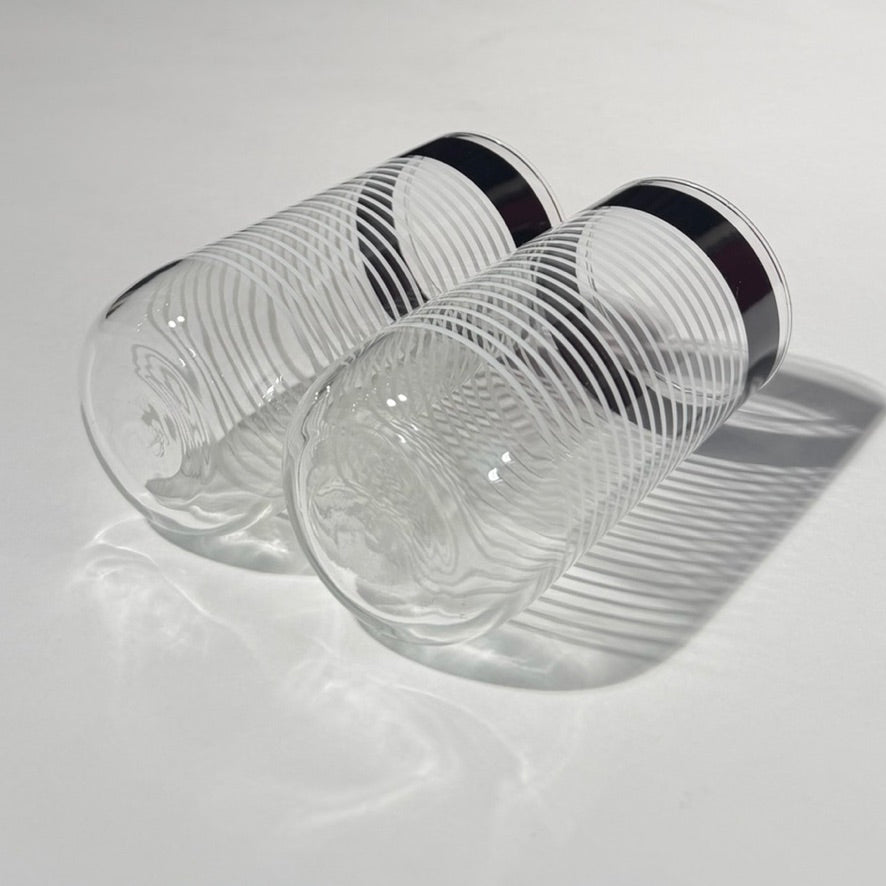 MD MCM B&W Glass pair
