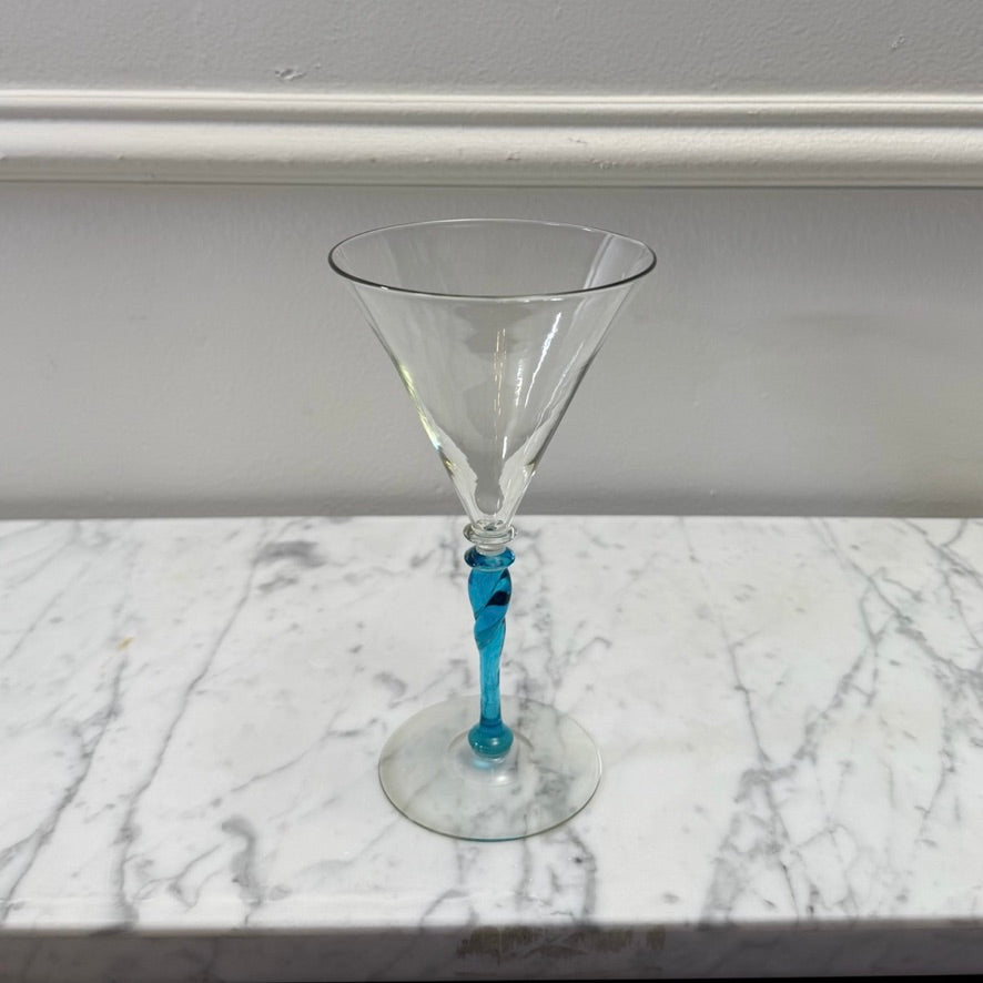 Early 20th Century Steuben Art Glass Goblets, Pair