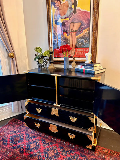 Black & Gold Cabinet