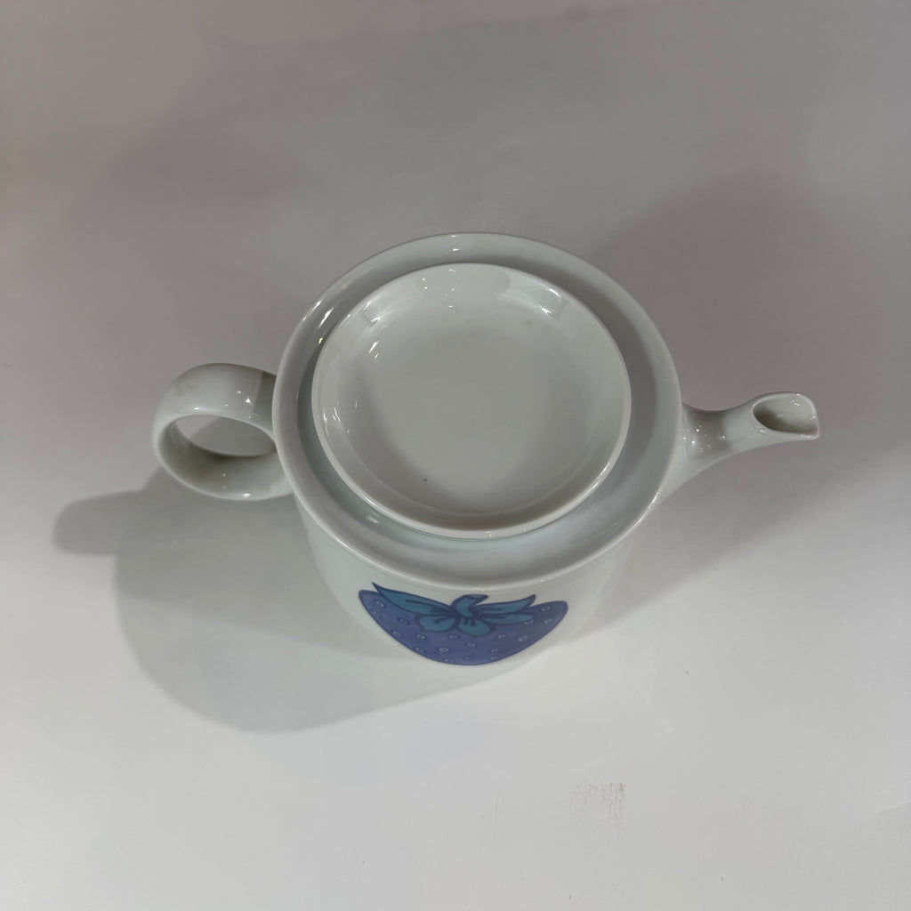 Richard Ginori "Fragoletta" Blue Strawberry Tea & Coffee Service
