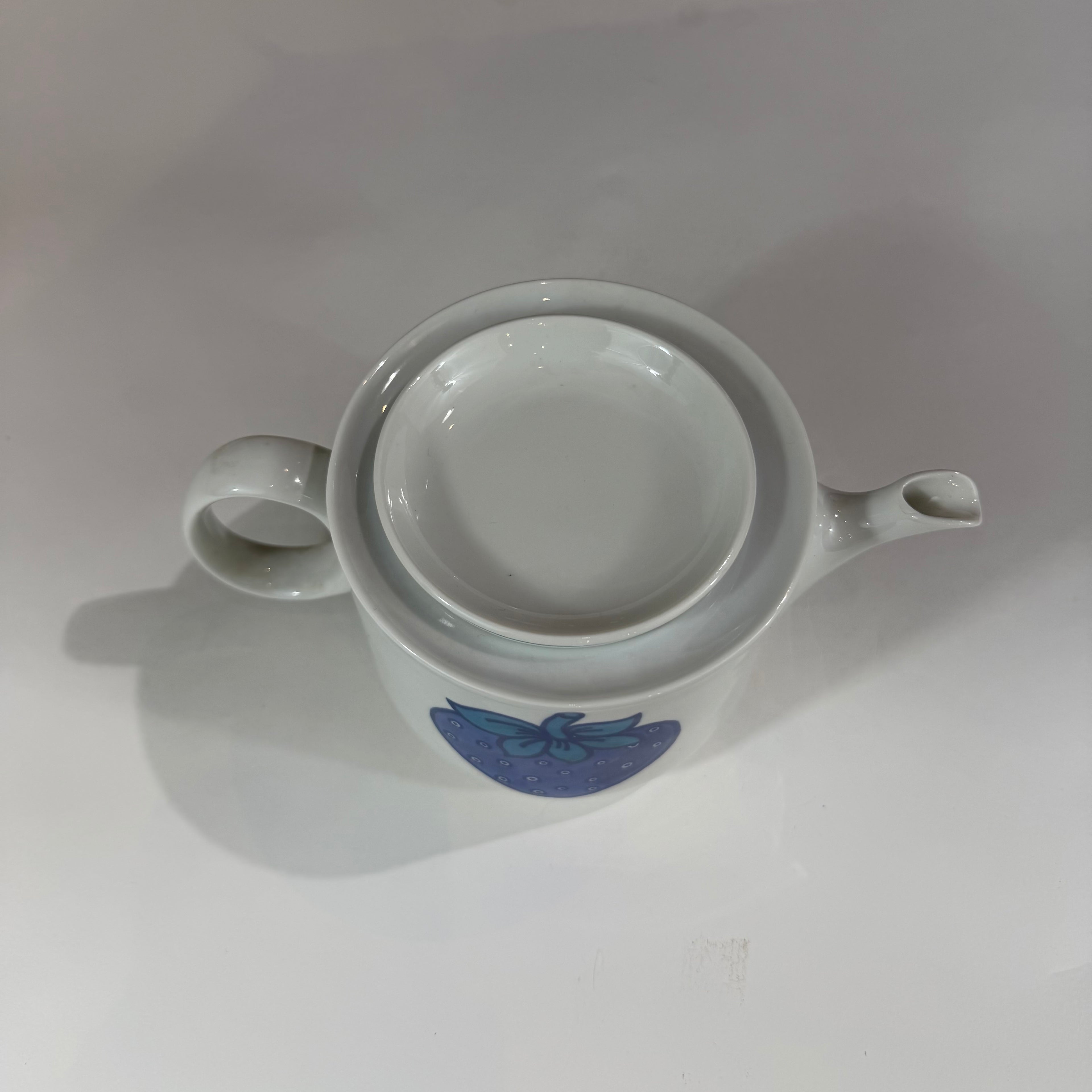 Richard Ginori "Fragoletta" Blue Strawberry Tea & Coffee Service