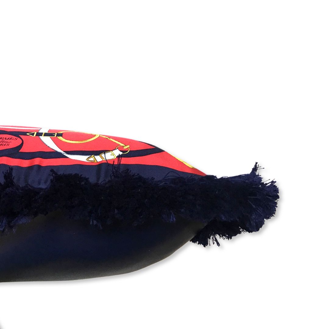 Hermès Eperon d'Or Silk Pillow