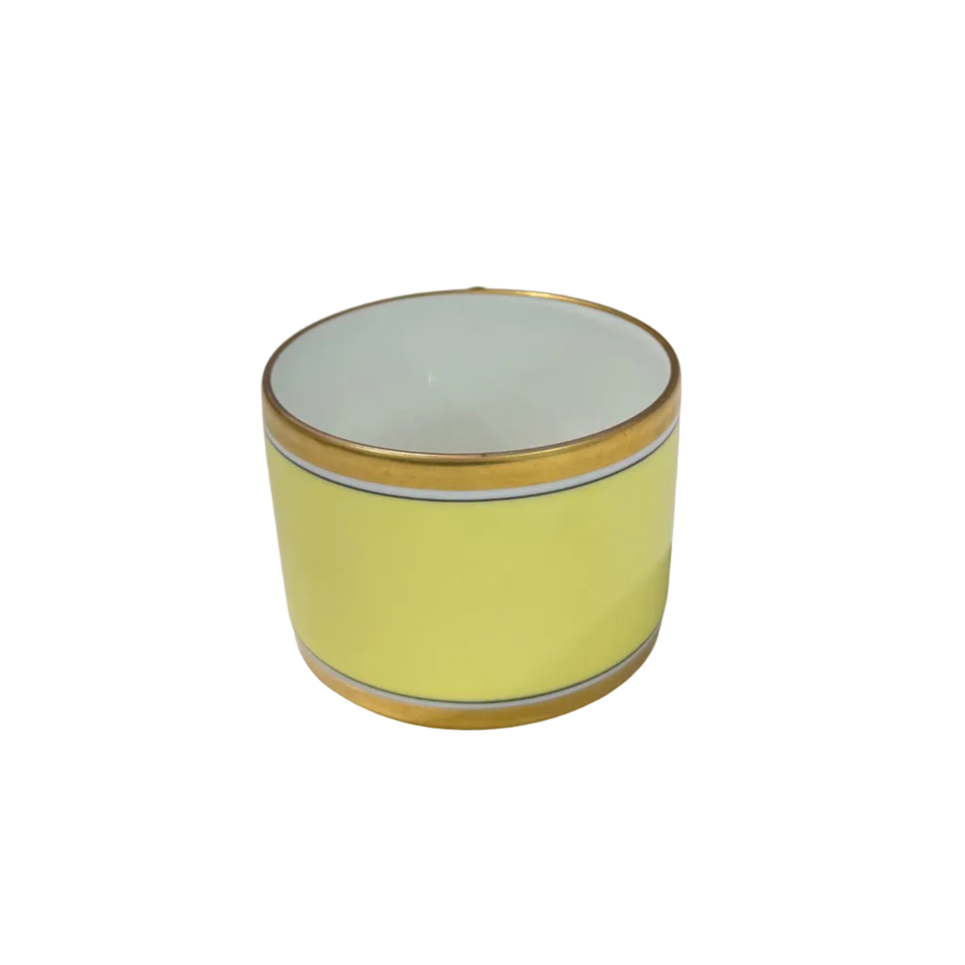 Ginori Impero Yellow  Cup and Saucer