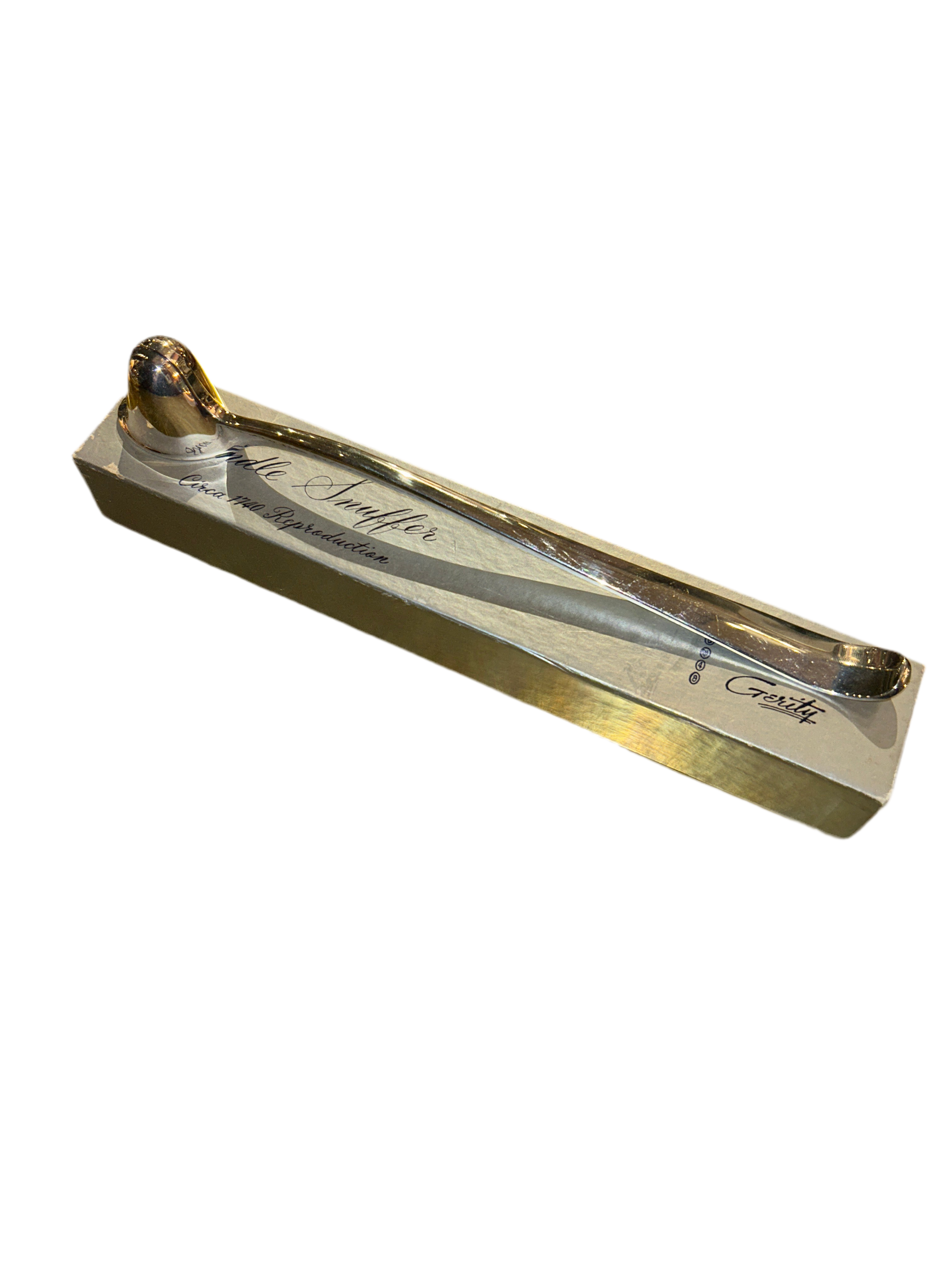 Vintage GERITY Candle Snuffer Silver Plated