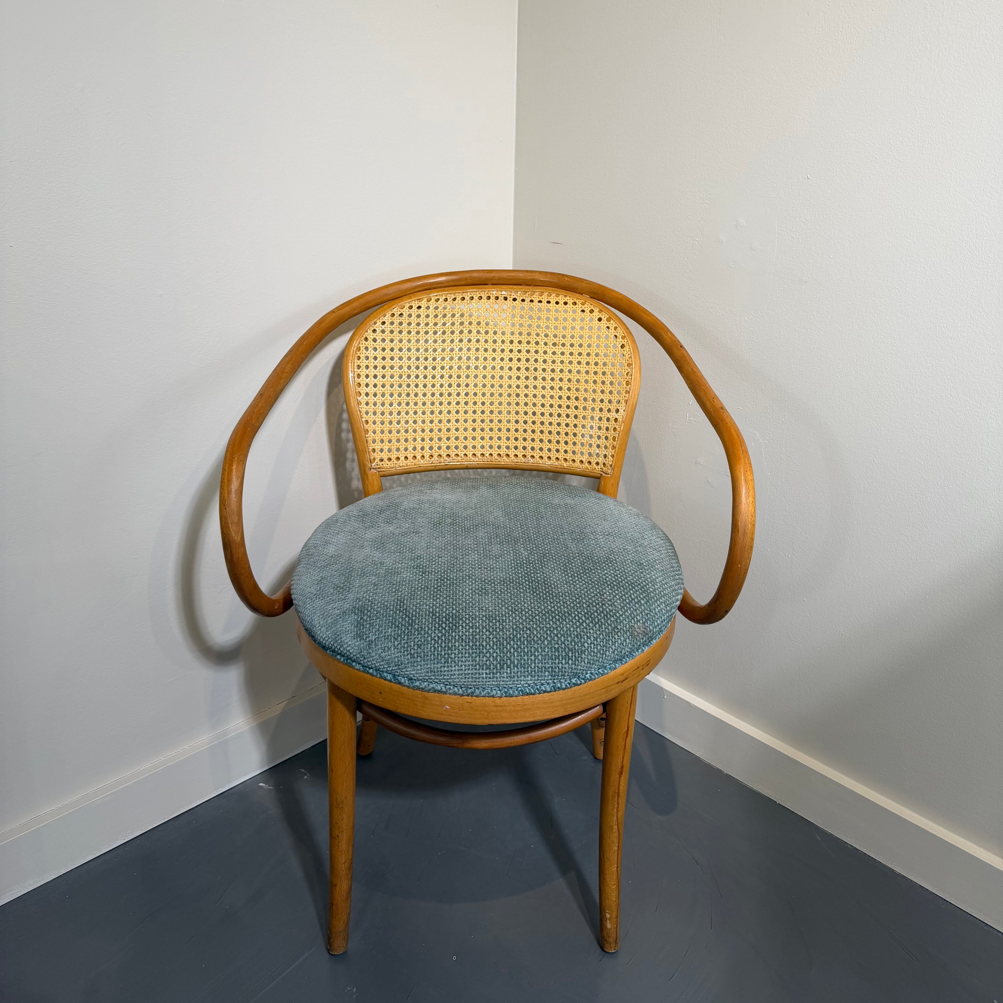 Thonet Style No. 209 Bentwood Cane Armchair