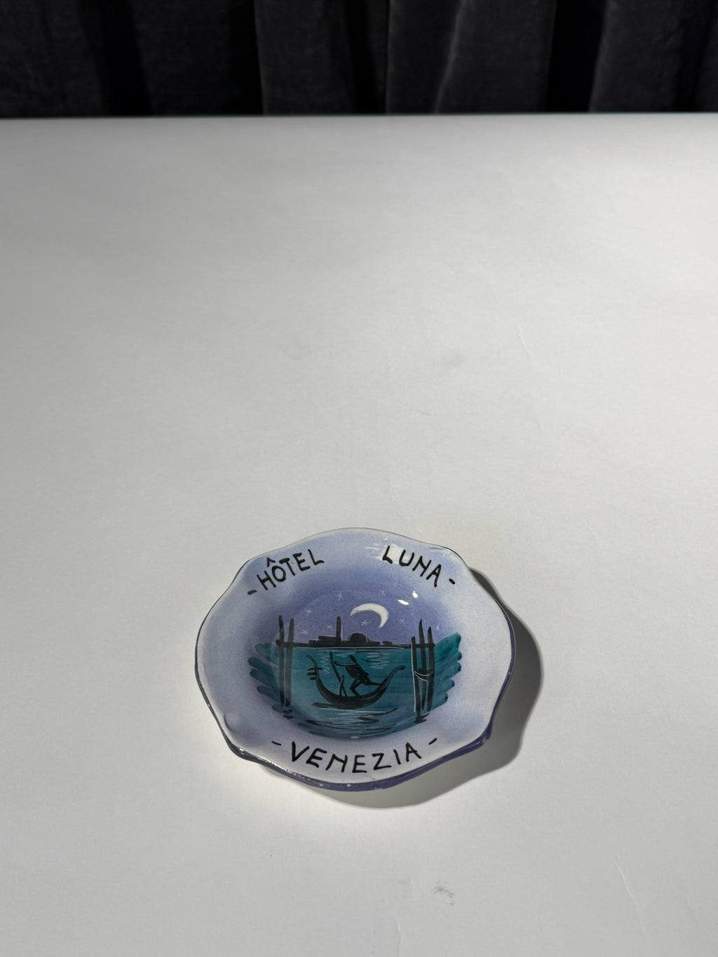 Vintage Guerrieri Murano Hôtel Luna Venezia Trinket Dish