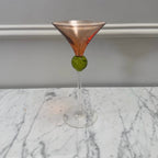 Tribeca Salmon and Lime Martini Glass by Union Street