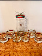 Gucci Glassware Set-Rocks Glasses & Pitcher