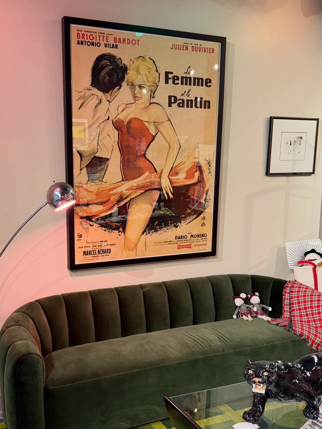 Brigitte Bardot's La Femme et le Pantin , Original French Poster