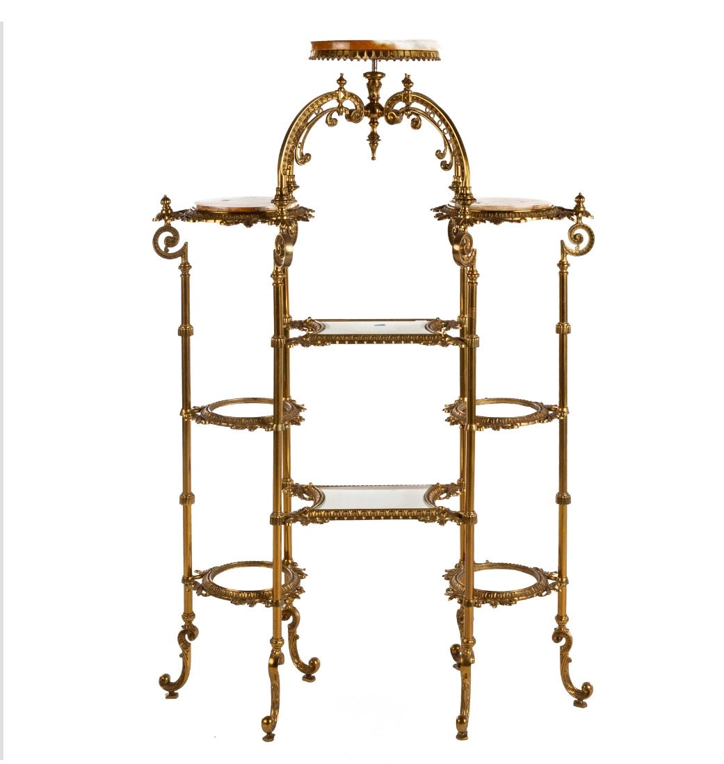 Antique Victorian Etagere