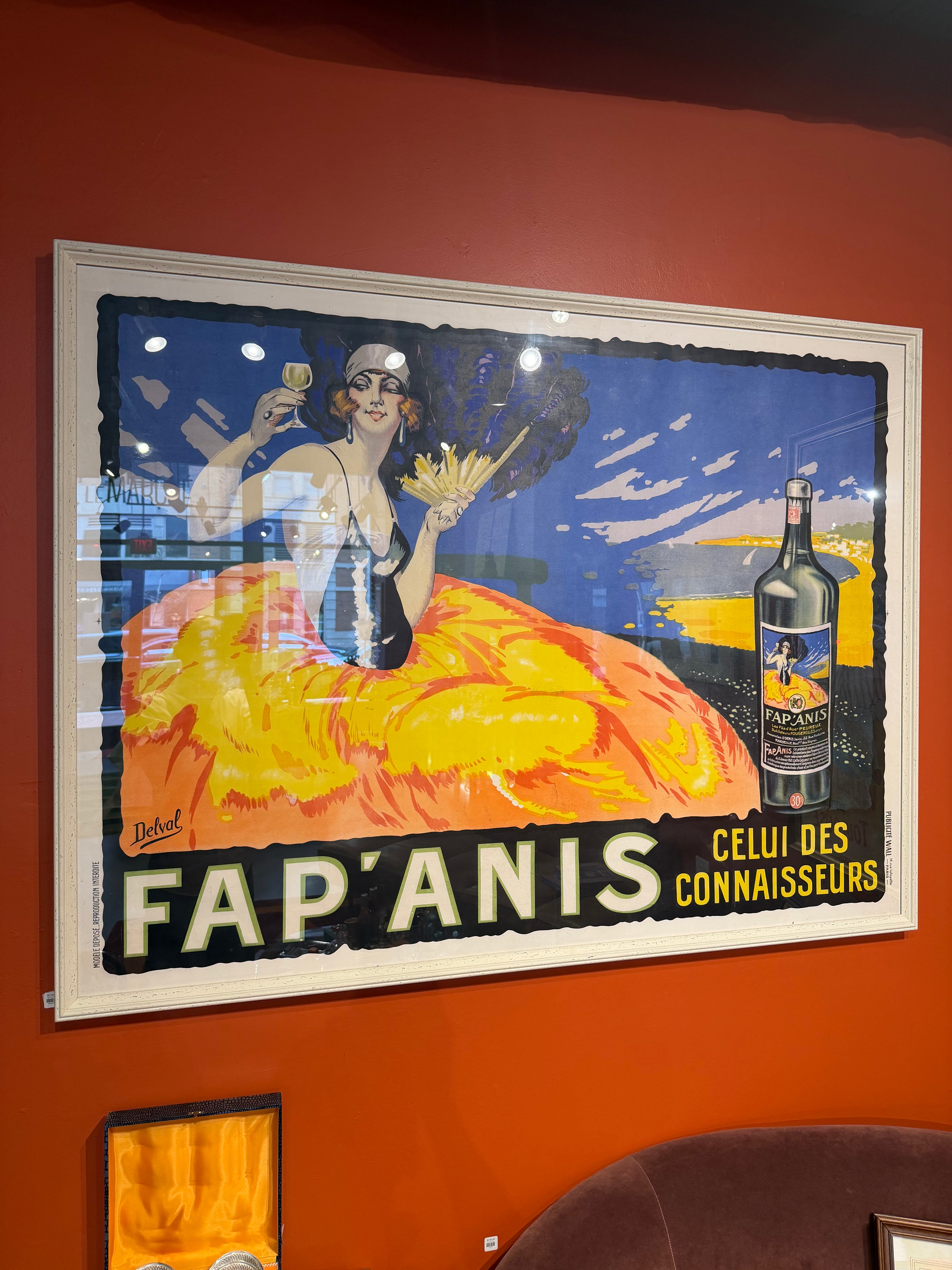 Fap’Anis Antique Advertising Poster