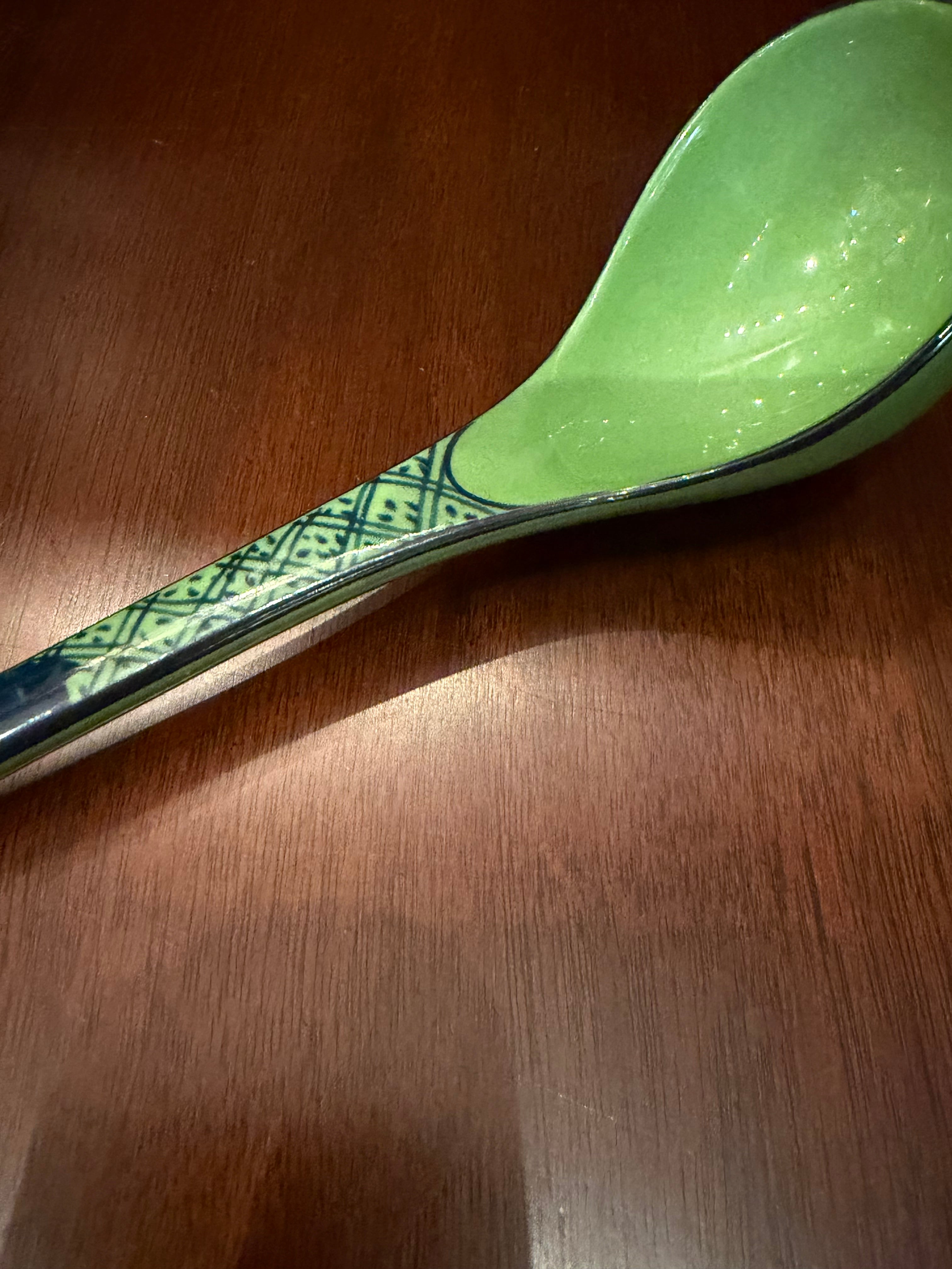 Gravy Spoon- Ginori Oriente Italiano Malachite