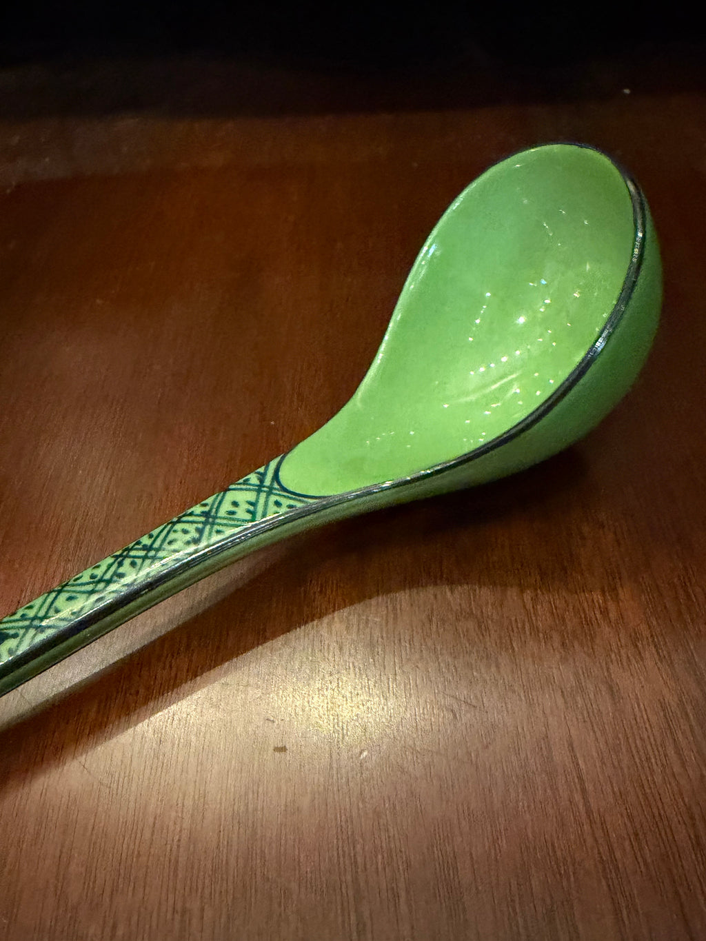 Gravy Spoon- Ginori Oriente Italiano Malachite