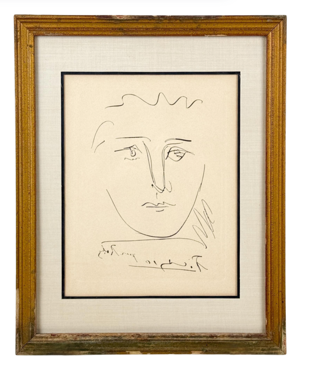 Pablo Picasso "Pour Roby" Etching