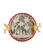 Murano Etched Glass Tray Attr. to Ercole Barovier