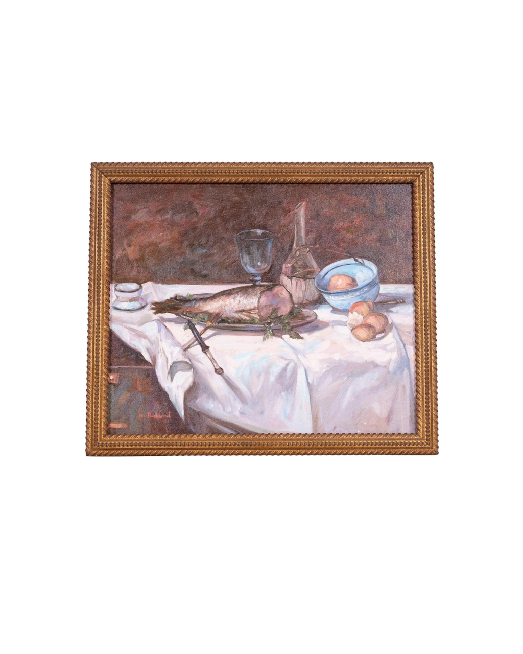 Still Life of Fish on a Table