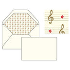 Rossi 1931 Letterpress Gold Foil Flat Card Letter Sets