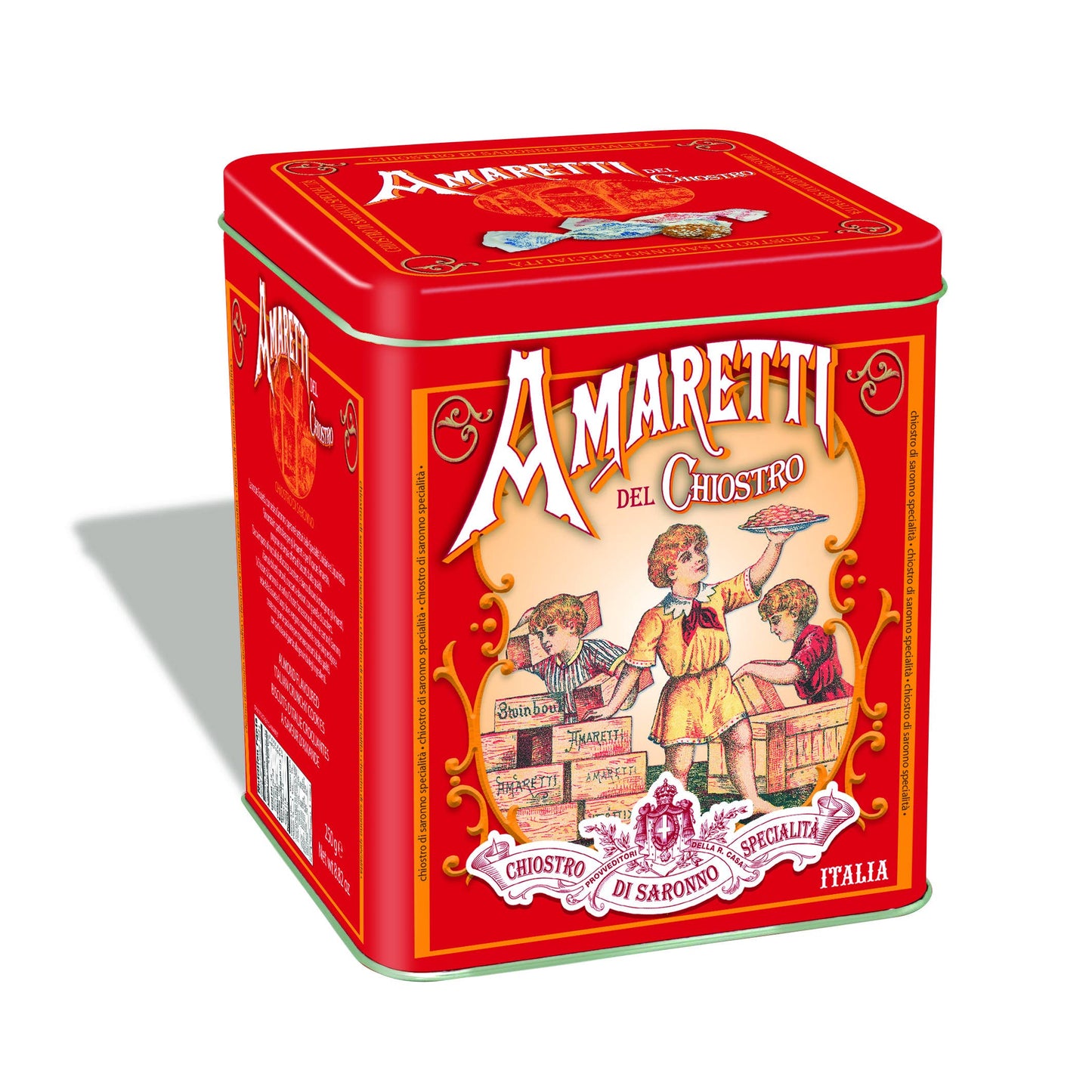 Amaretti Mini Square Tin by Chiostro di Saronno