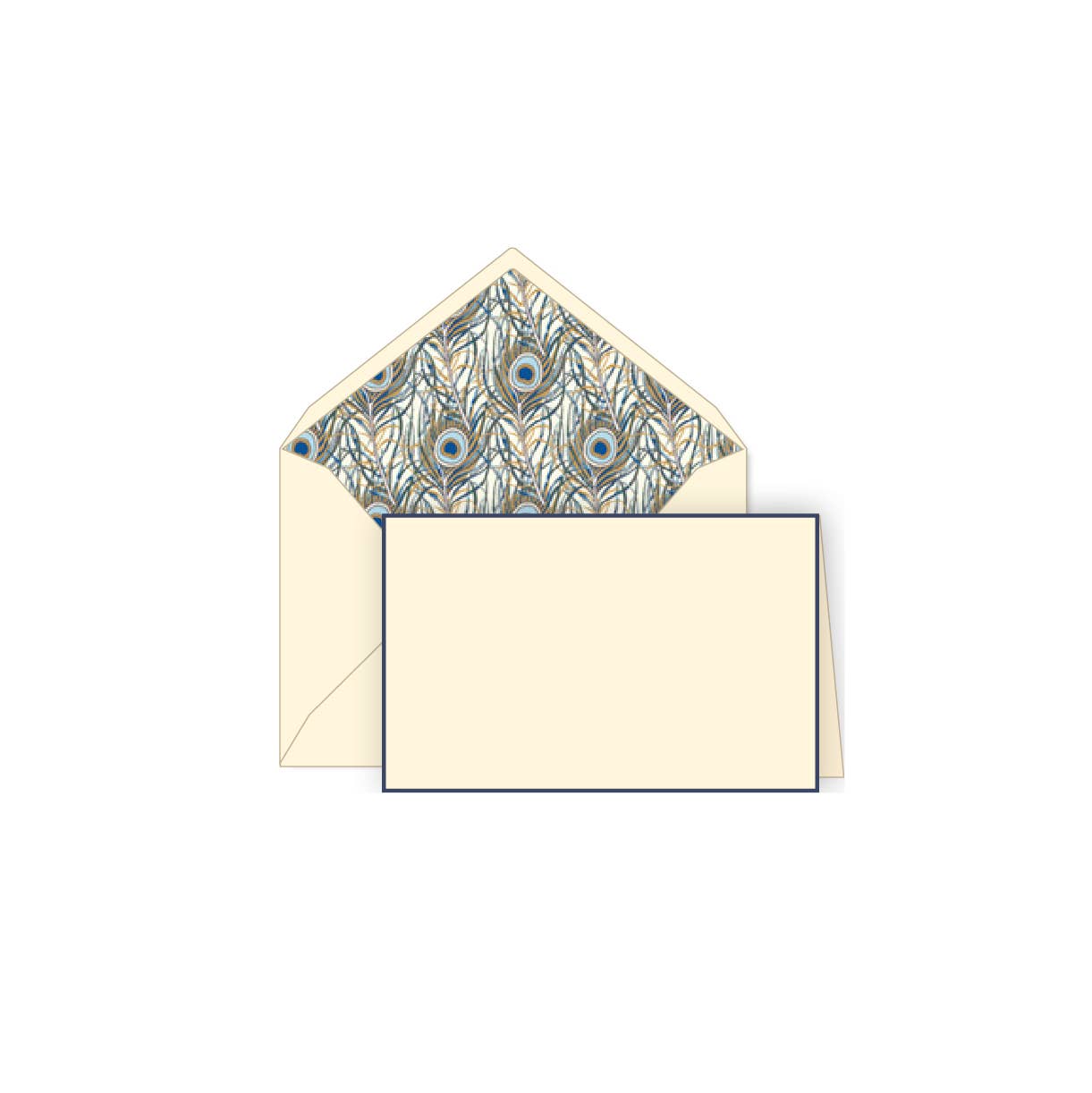 Rossi 1931 100% Cotton Bordered Folded Cards Letter Set