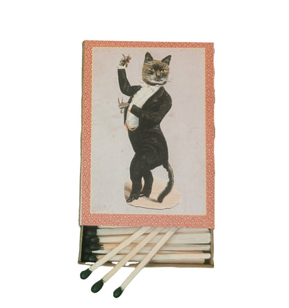 "Dapper Cats" Handmade Decorator Matchbox Lot