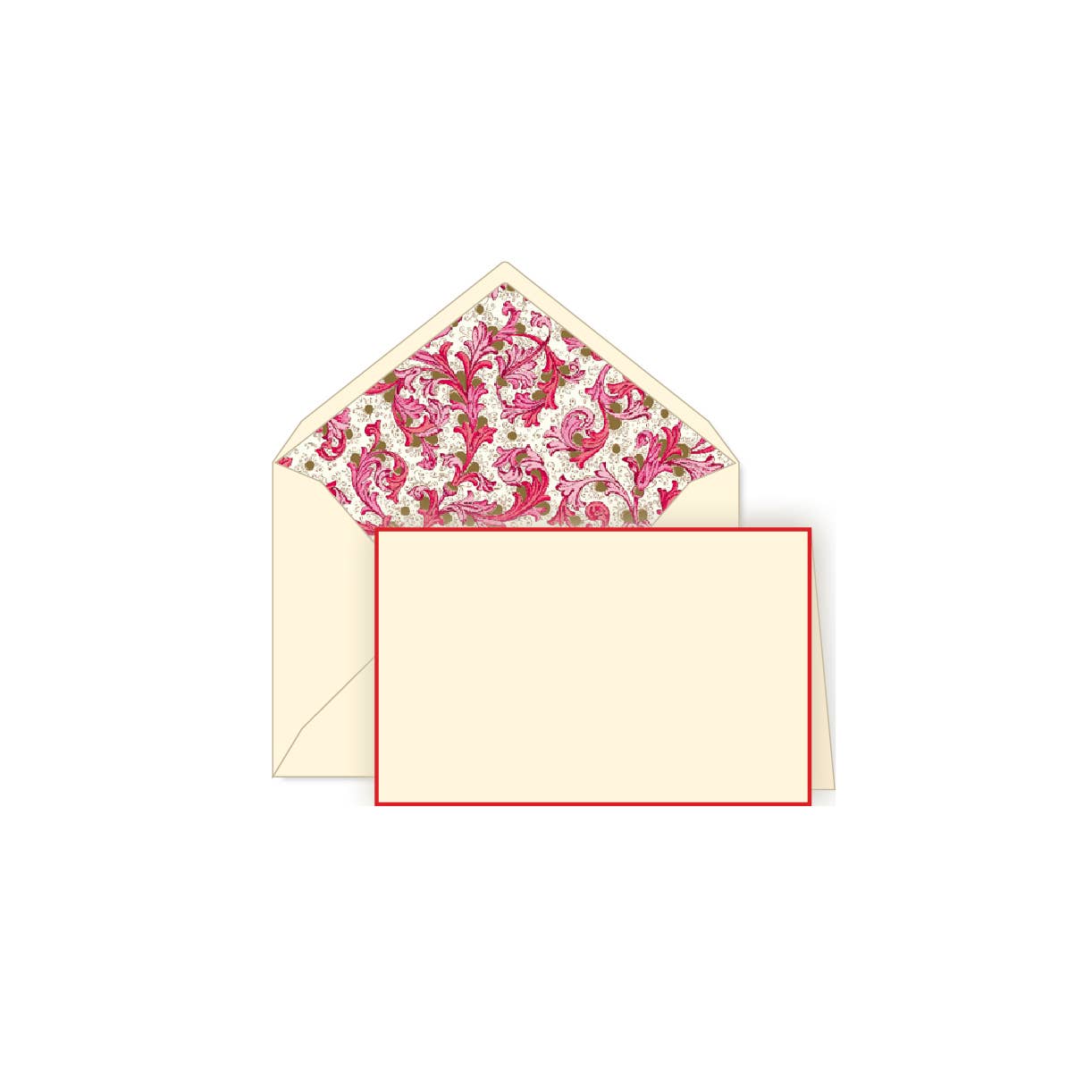 Rossi 1931 100% Cotton Bordered Folded Cards Letter Set