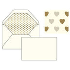 Rossi 1931 Letterpress Gold Foil Flat Card Letter Sets