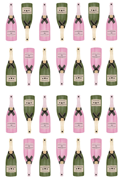 Champagne Bottle Gift Wrap