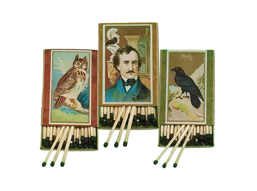 "Edgar Allan Poe" Handmade Decorator Matchbox Lot
